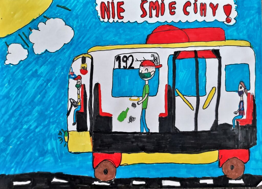  Barbara Rosa, 9 lat, Ekologiczny autobus Szkoła Podstawowa nr 336
